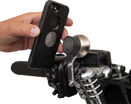 KLOCK WERKS DEVICE MOUNT IOMOUNTS™ LEFT HARLEY CHROME KWD-01-0380