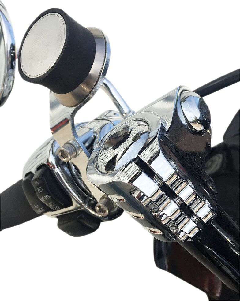 KLOCK WERKS DEVICE MOUNT IOMOUNTS™ LEFT HARLEY CHROME KWD-01-0380
