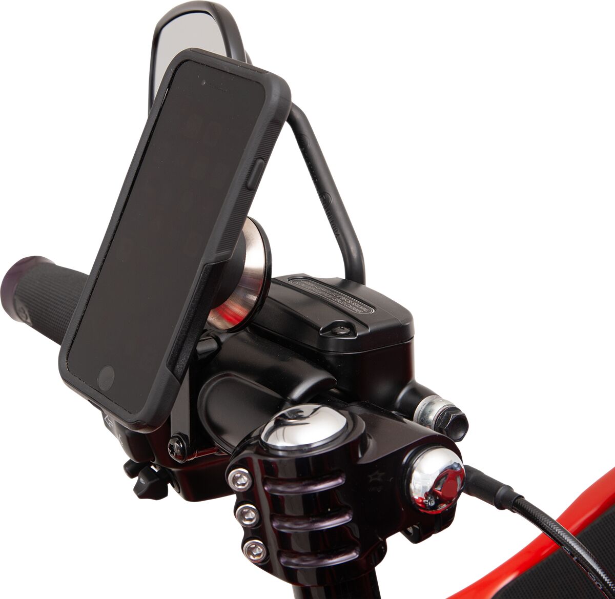 KLOCK WERKS DEVICE MOUNT IOMOUNTS™ LEFT HARLEY BLACK KWD-01-0381