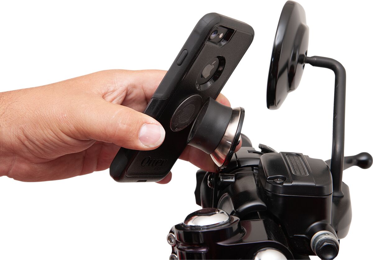 KLOCK WERKS DEVICE MOUNT IOMOUNTS™ LEFT HARLEY BLACK KWD-01-0381
