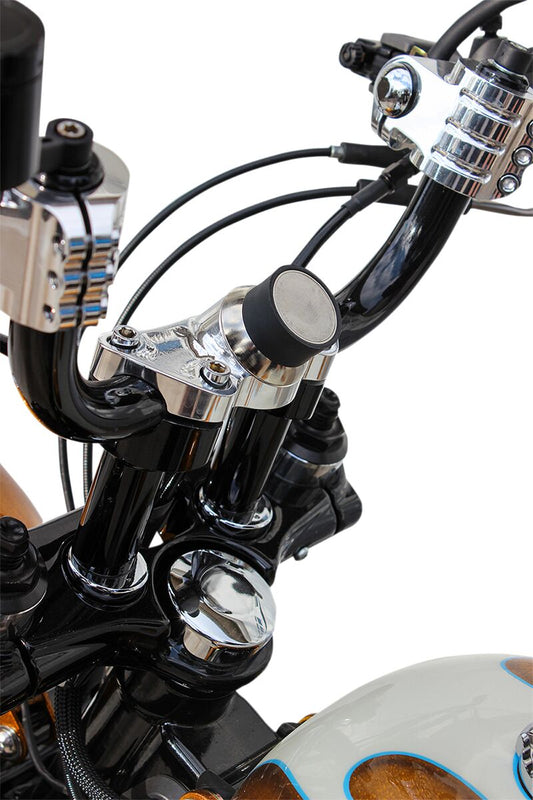 KLOCK WERKS DEVICE MOUNT IOMOUNTS™ CENTER RAISER HARLEY CHROME KW05-01-0384-C