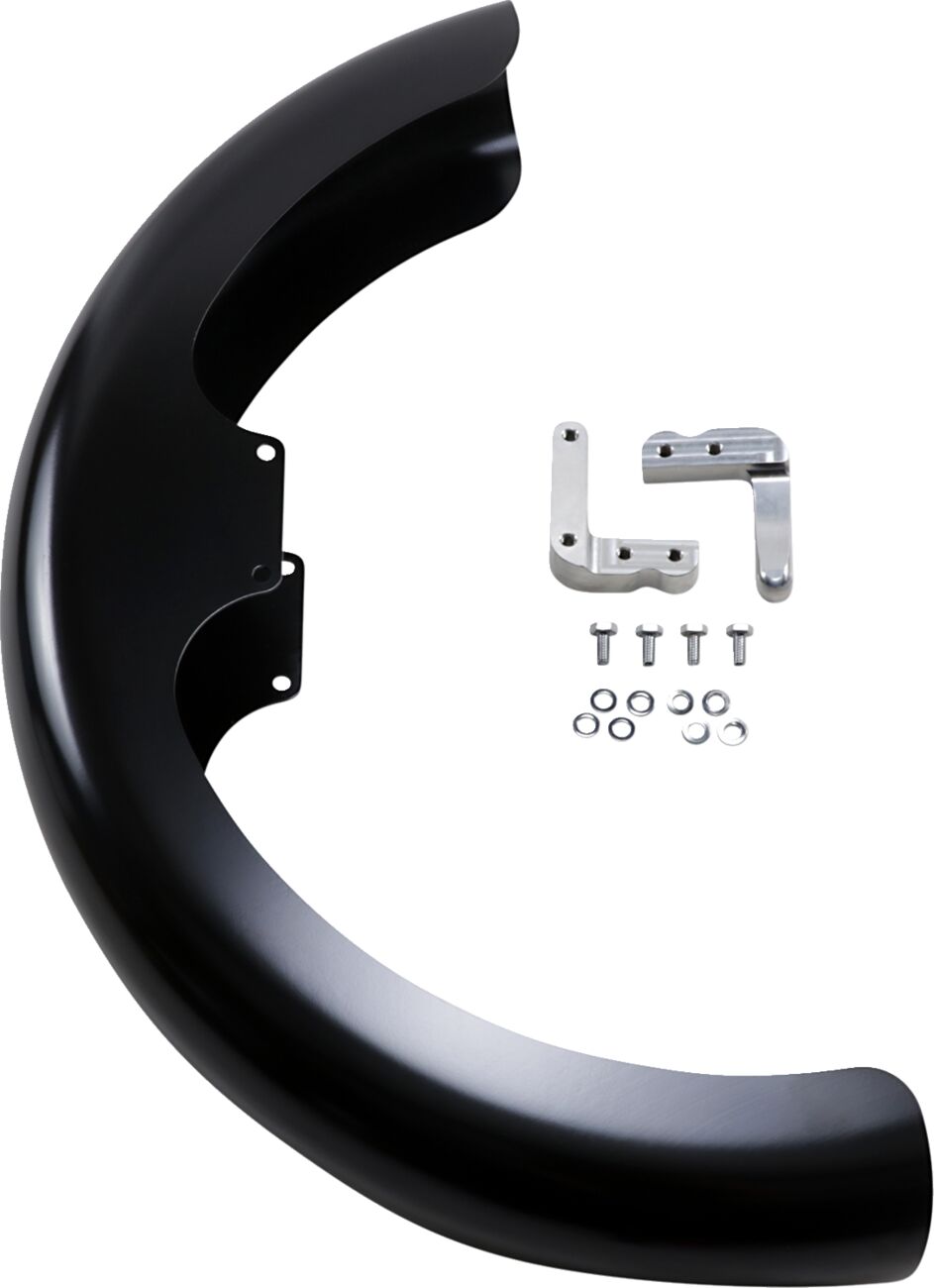 KLOCK WERKS FRONT FENDER 19" WRAPPER 49MM FRONT FORK RAW KWF-03-0009