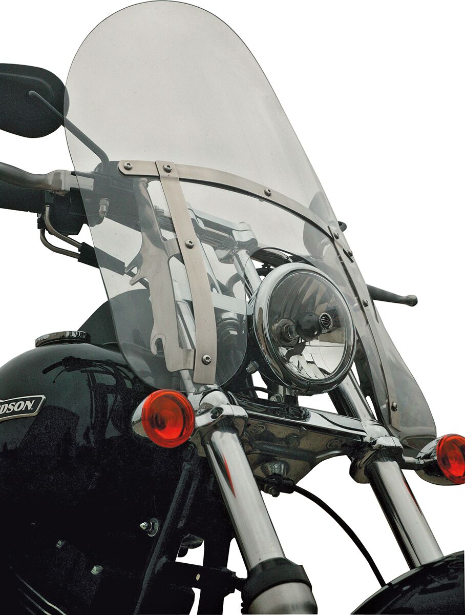 KLOCK WERKS BILLBOARD FLARE WINDSHIELD 18" CLEAR FXDWG KWW-02-0223