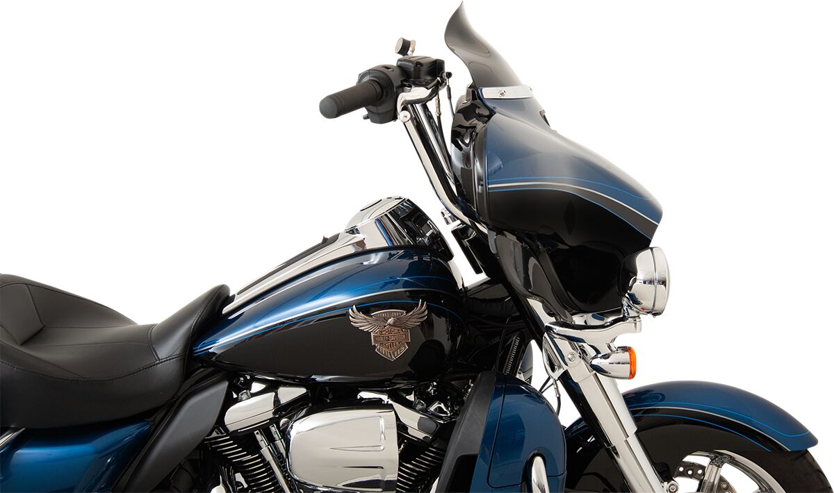 KLOCK WERKS FLARE WINDSHIELD 6.5" BLACK FLH KWW-01-0200-2014