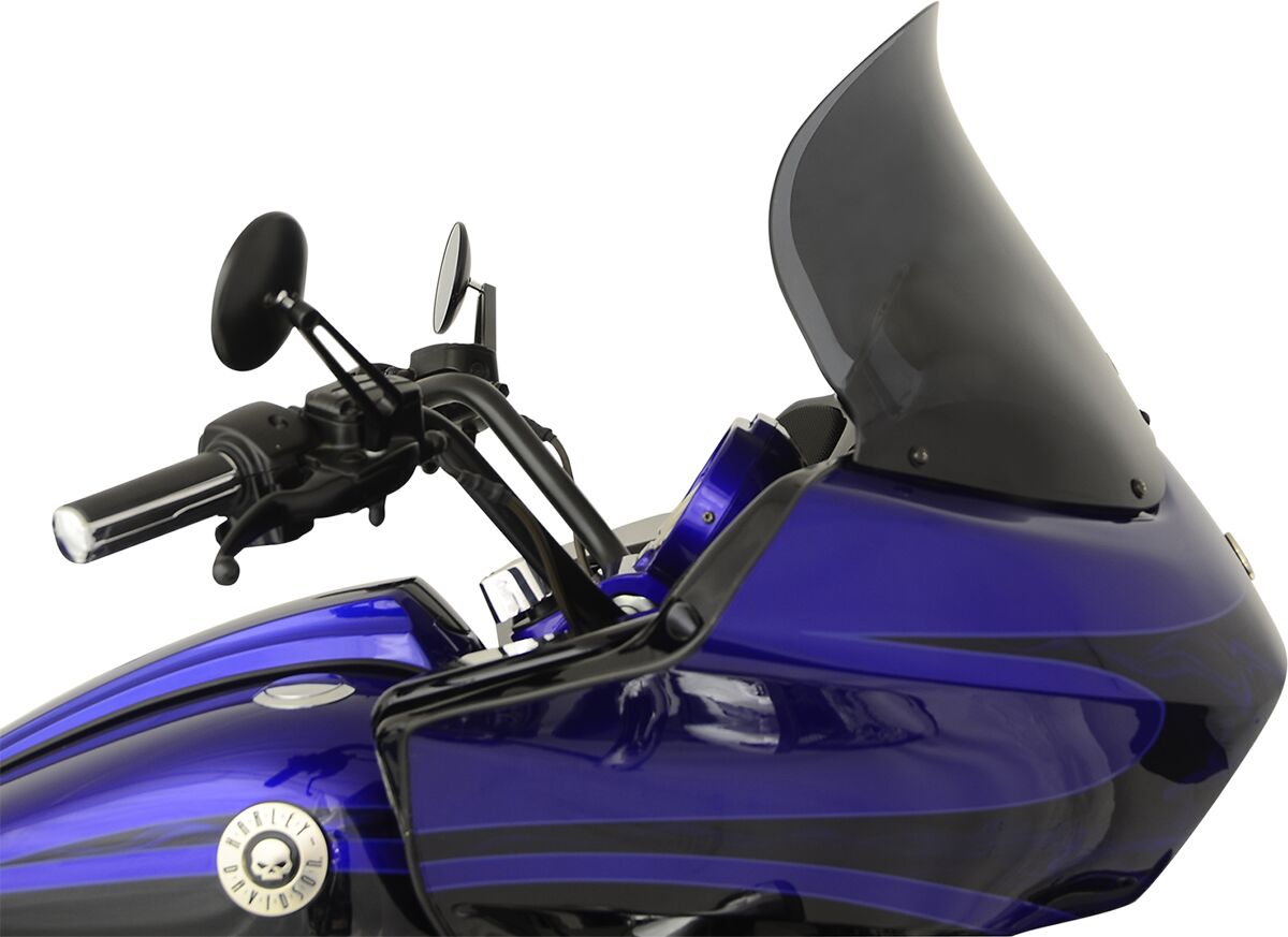 KLOCK WERKS FLARE PRO-TOURING WINDSHIELD 14" DARK SMOKE FLTR KWW-01-0257