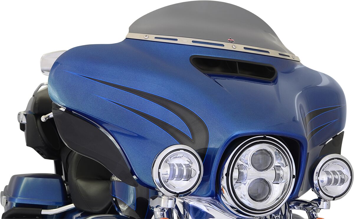KLOCK WERKS WINDSHIELD FLARE 5" FLH DARK SMOKE KWW-01-0389