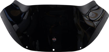 KLOCK WERKS WINDSHIELD FLARE FXRP STYLE 9" BLACK KWW-02-0501