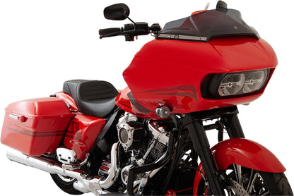 KLOCK WERKS WINDSHIELD SPORT FLARE SUPER LOW 6" ROAD DARK SMOKE KWW-01-0402