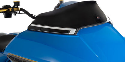 KLOCK WERKS WINDSHIELD SPORT FLARE SUPER LOW 6" ROAD BLACK KWW-01-0403