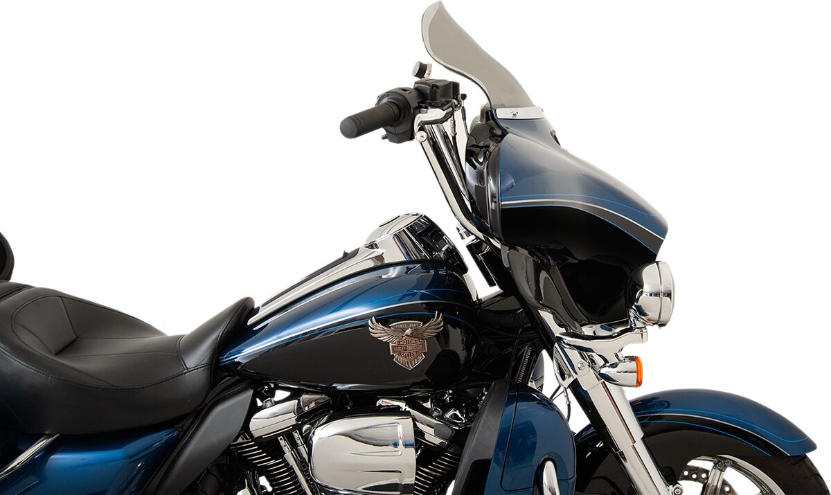 KLOCK WERKS WINDSHIELD FLARE TALL 10.5" FLH SMOKE KWW-01-0468