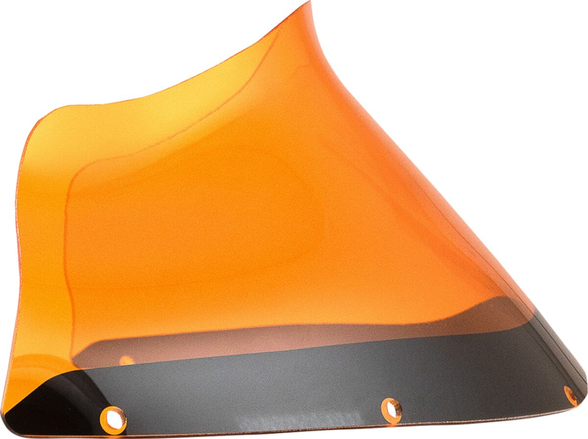 KLOCK WERKS WINDSHIELD FLARE FXRP 9" ORANGE KWW-02-0612