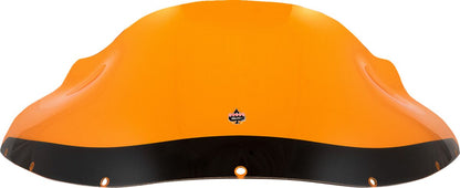 KLOCK WERKS WINDSHIELD FLARE FXRP 9" ORANGE KWW-02-0612