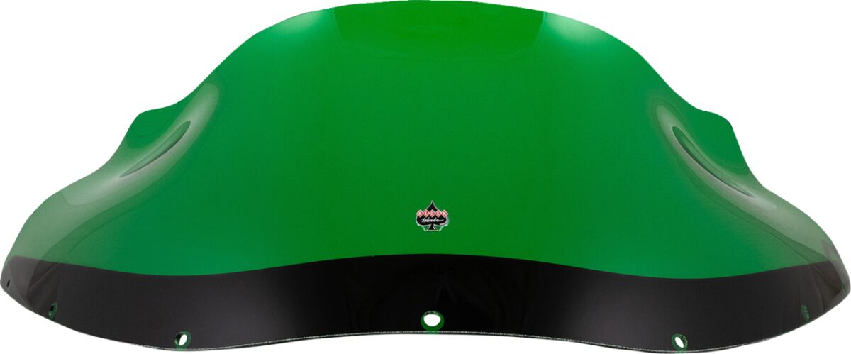 KLOCK WERKS WINDSHIELD FLARE FXRP 9" GREEN KWW-02-0613