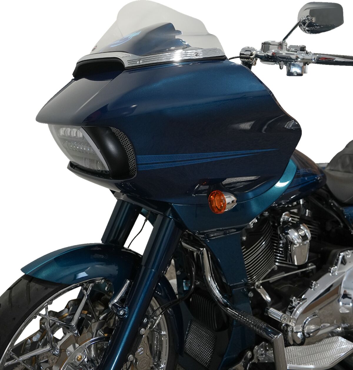 KLOCK WERKS WINDSHIELD FLARE FLTR SPORT 9" CLEAR KWW-01-0659