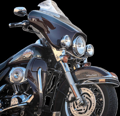 KLOCK WERKS WINDSHIELD FLARE FLH 6.5" CLEAR KWW-01-0701