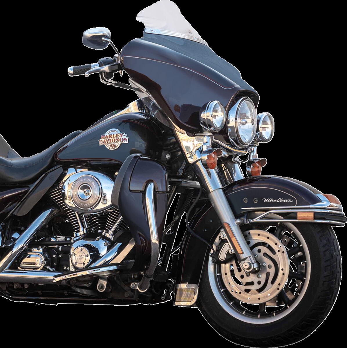 KLOCK WERKS WINDSHIELD FLARE FLH 6.5" CLEAR KWW-01-0701
