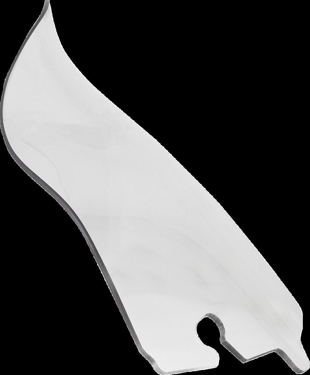 KLOCK WERKS WINDSHIELD FLARE FLH 6.5" CLEAR KWW-01-0702
