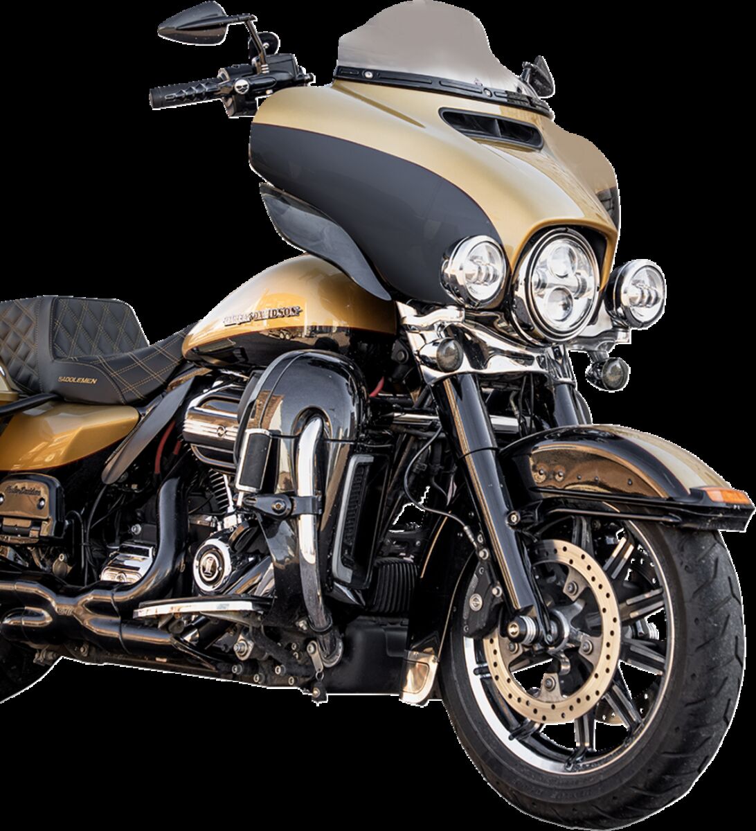 KLOCK WERKS WINDSHIELD FLARE FLH 6.5" CLEAR KWW-01-0702