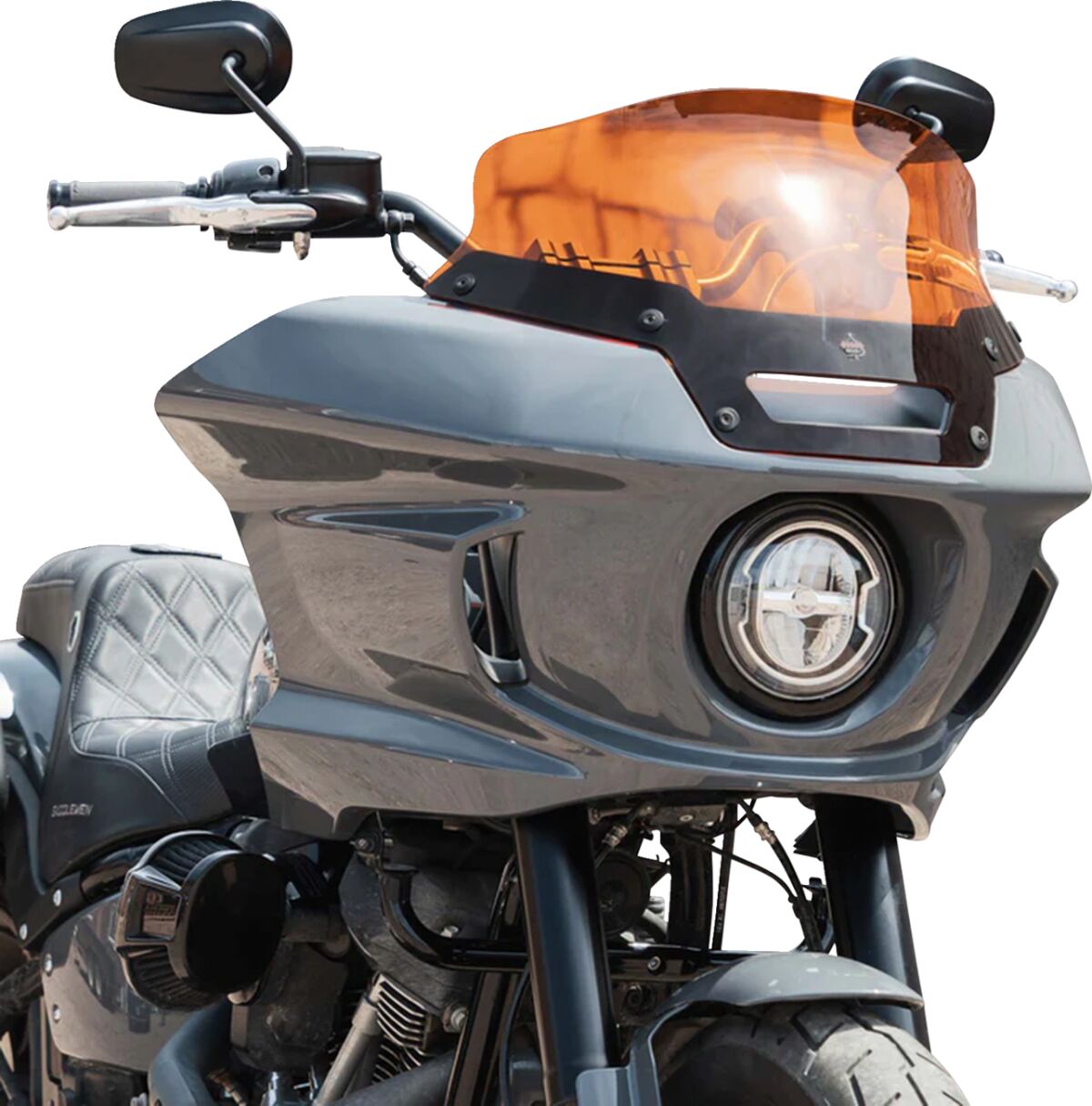 KLOCK WERKS WINDSHIELD FLARE FXLRST SPORT ORANGE 6" KWW-02-0623
