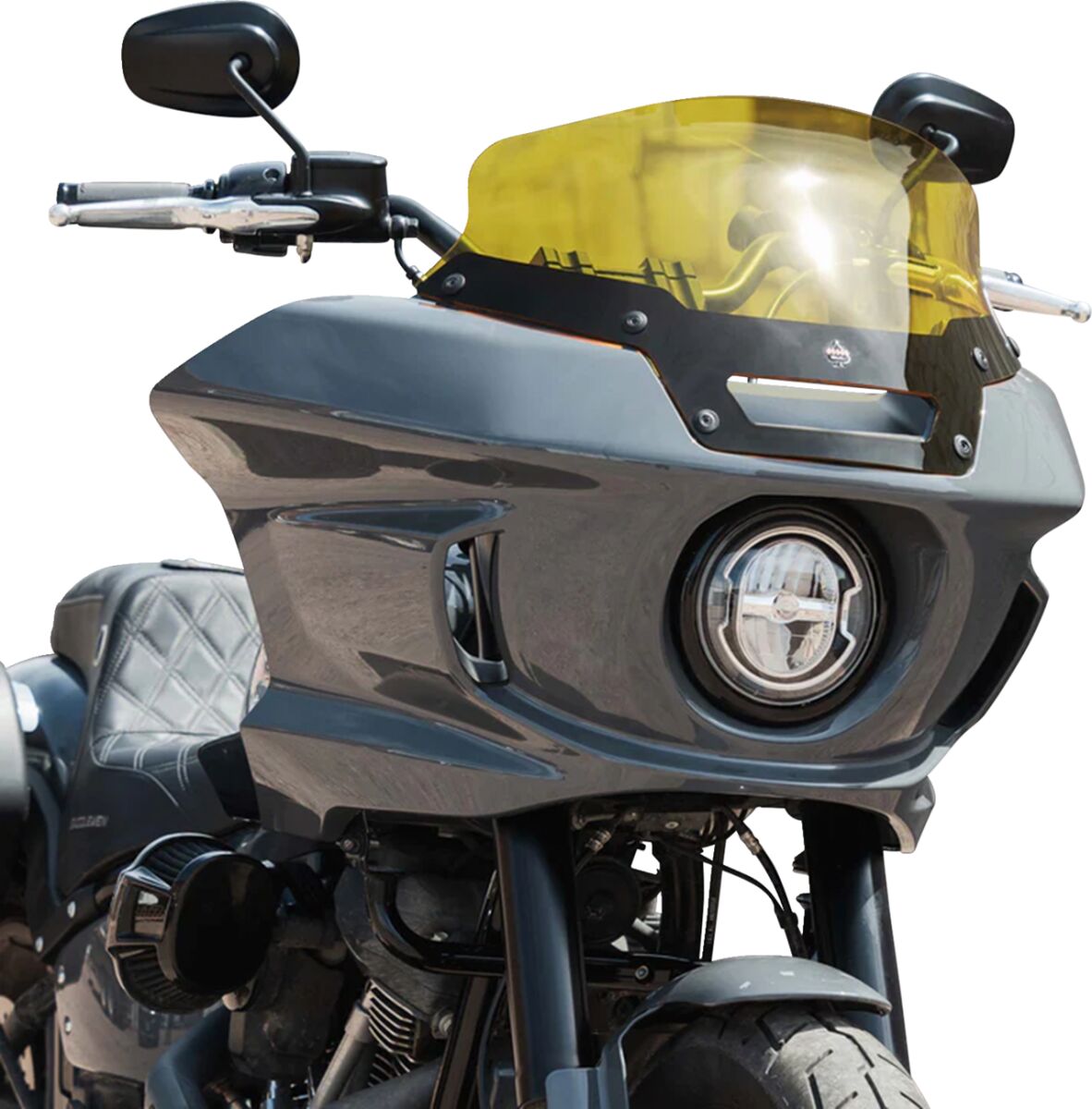 KLOCK WERKS WINDSHIELD FLARE FXLRST SPORT YELLOW 6" KWW-02-0624