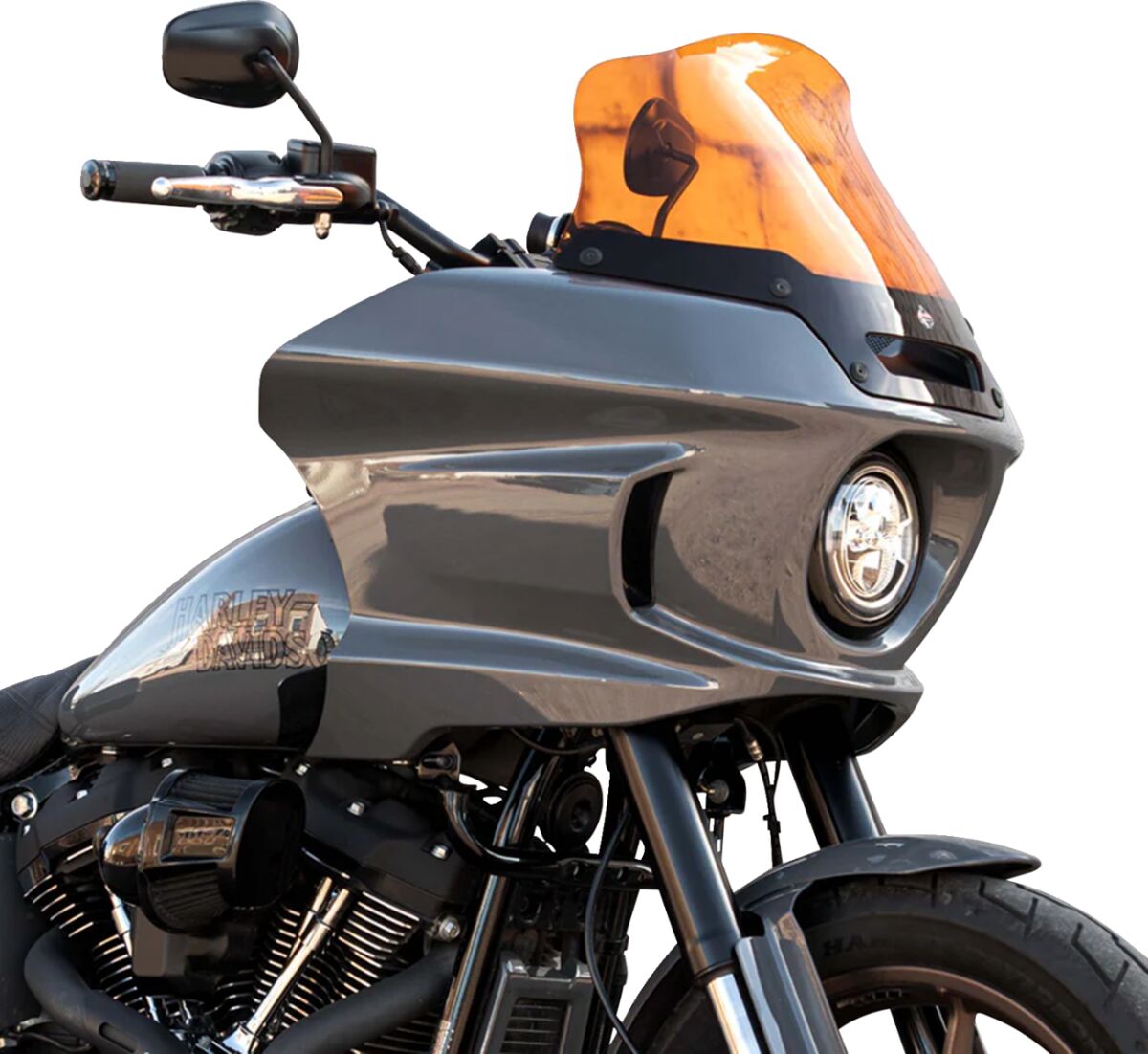KLOCK WERKS WINDSHIELD FLARE FXLRST SPORT ORANGE 8" KWW-02-0630