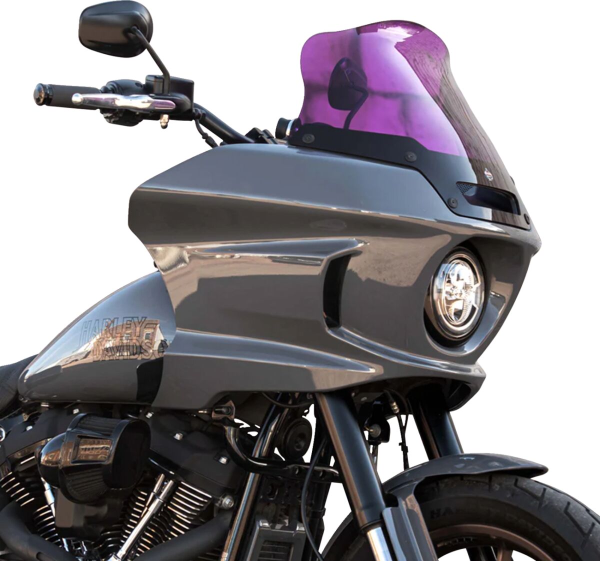 KLOCK WERKS WINDSHIELD FLARE FXLRST SPORT PURPLE 8" KWW-02-0634