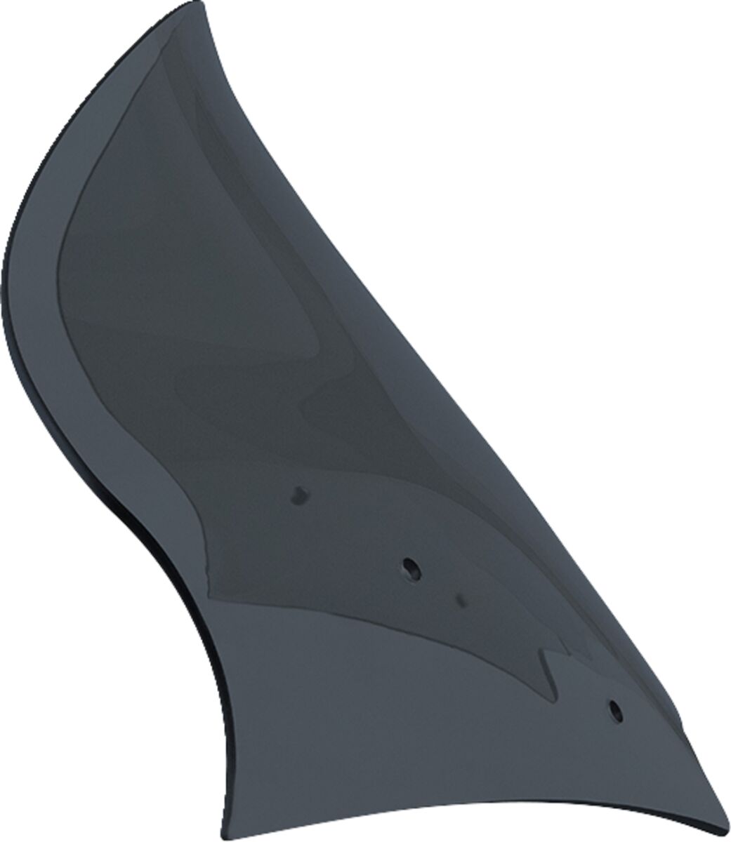 KLOCK WERKS WINDSHIELD FLARE FLTR DARK SMOKE 13.5" KWW-01-0704-DS