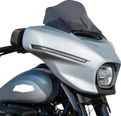 KLOCK WERKS WINDSHIELD FLARE 10" 23-24 FLH DARK SMOKE KWW-01-0709-DS