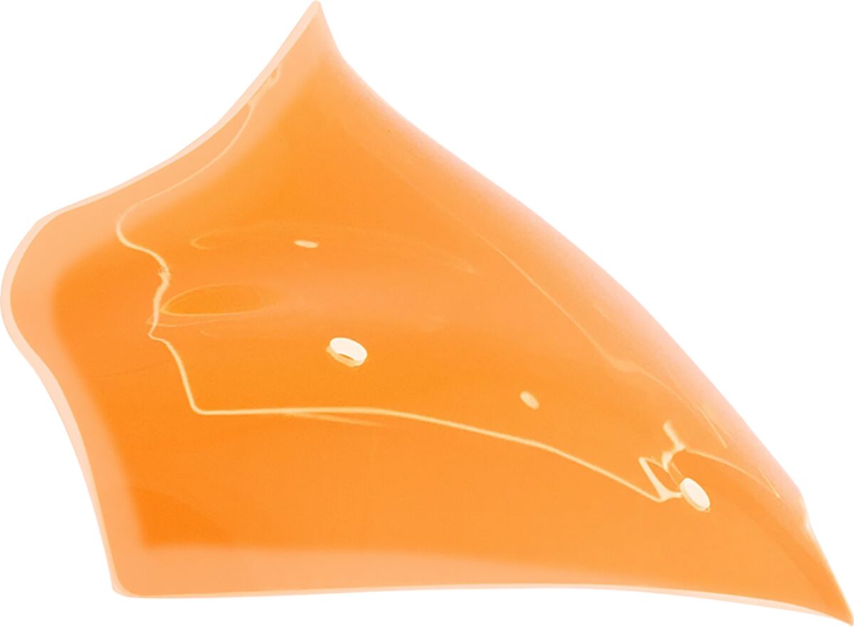KLOCK WERKS WINDSHIELD FLARE 8" SPORT 23-24 FLTR ORANGE ICE KWW-01-0751