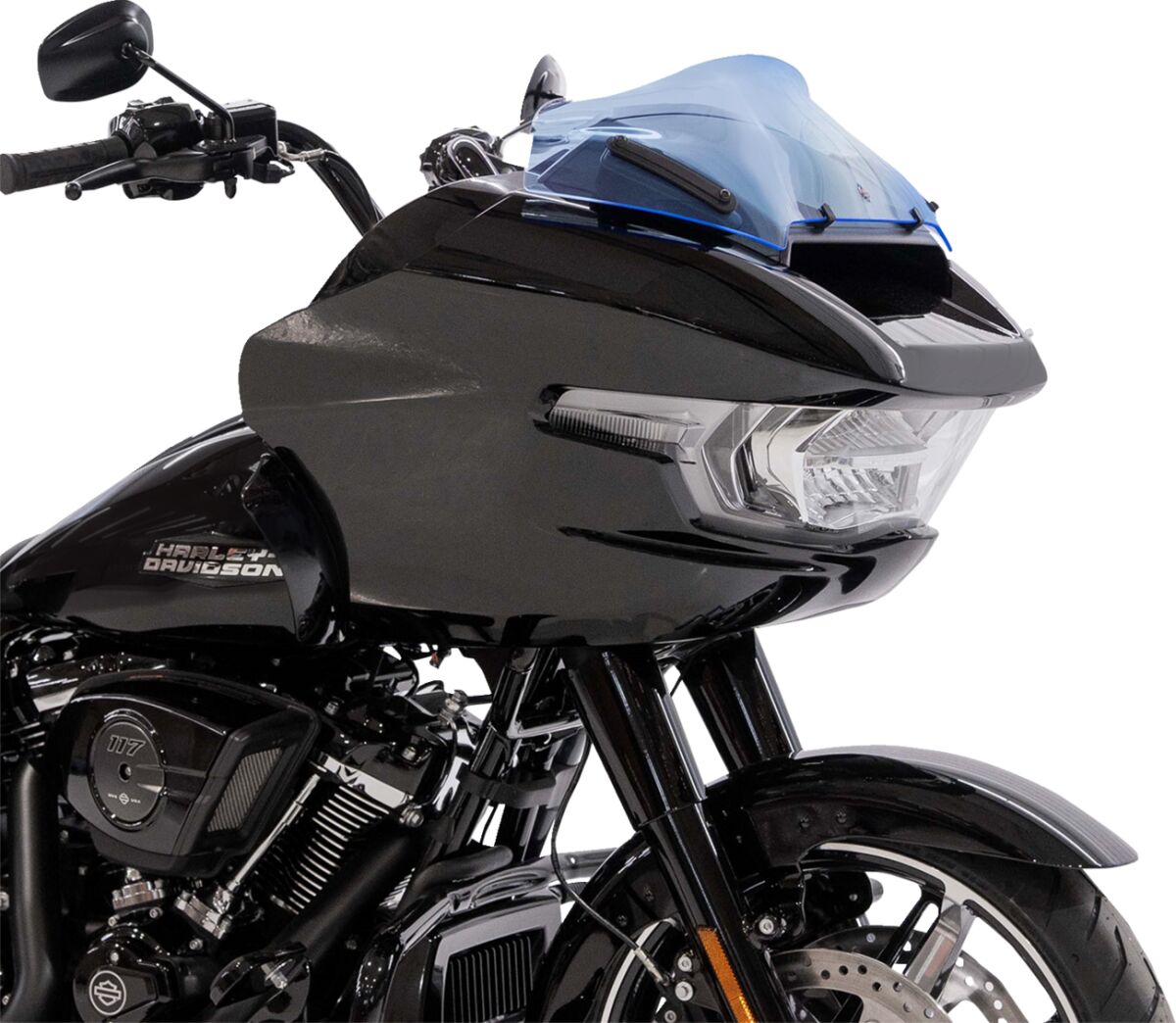 KLOCK WERKS WINDSHIELD FLARE 8" SPORT 23-24 FLTR BLUE ICE KWW-01-0754