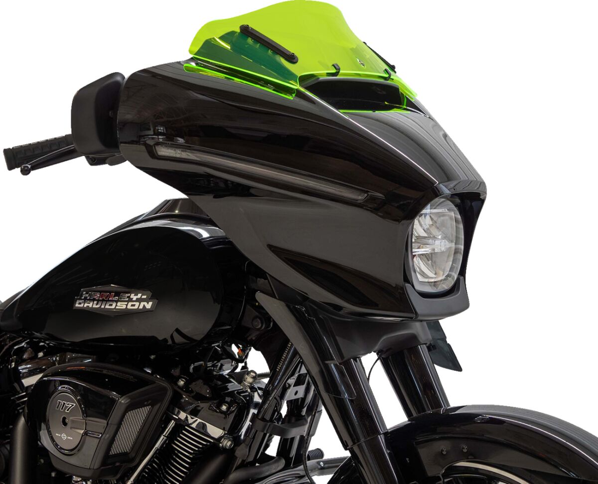 KLOCK WERKS WINDSHIELD FLARE FLH 2023+ 6.5" GREEN ICE KWW-01-0739
