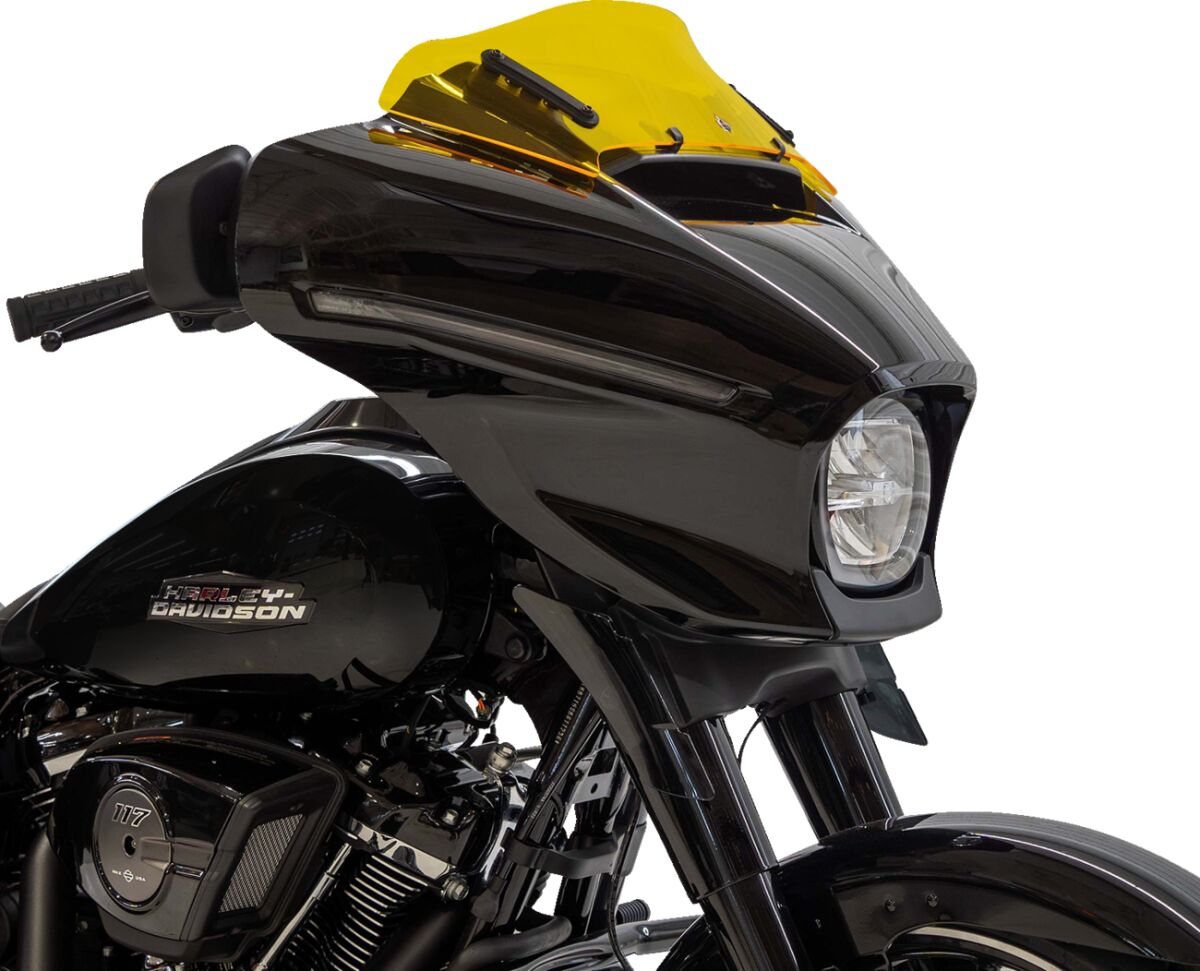 KLOCK WERKS WINDSHIELD FLARE FLH 2023+ 6.5" YELLOW KWW-01-0743