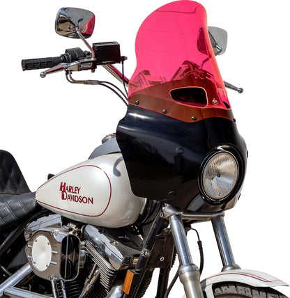 KLOCK WERKS WINDSHIELD ROAD WARRIOR FAIRING - 15" - - PINK ICE KWW-06-0614