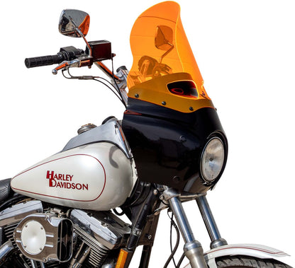 KLOCK WERKS WINDSHIELD ROAD WARRIOR FAIRING - 15" - - ORNAGE ICE KWW-06-0615
