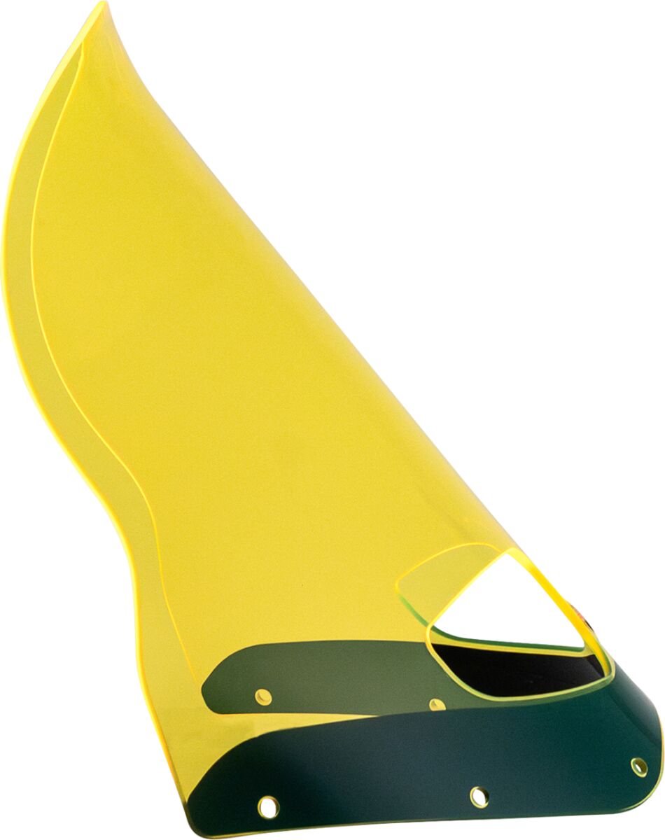 KLOCK WERKS WINDSHIELD ROAD WARRIOR FAIRING - 15" - - YELLOW ICE KWW-06-0616