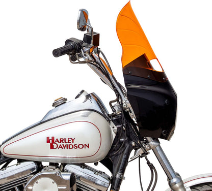 KLOCK WERKS WINDSHIELD ROAD WARRIOR FAIRING - 15" - - ORANGE KWW-06-0620