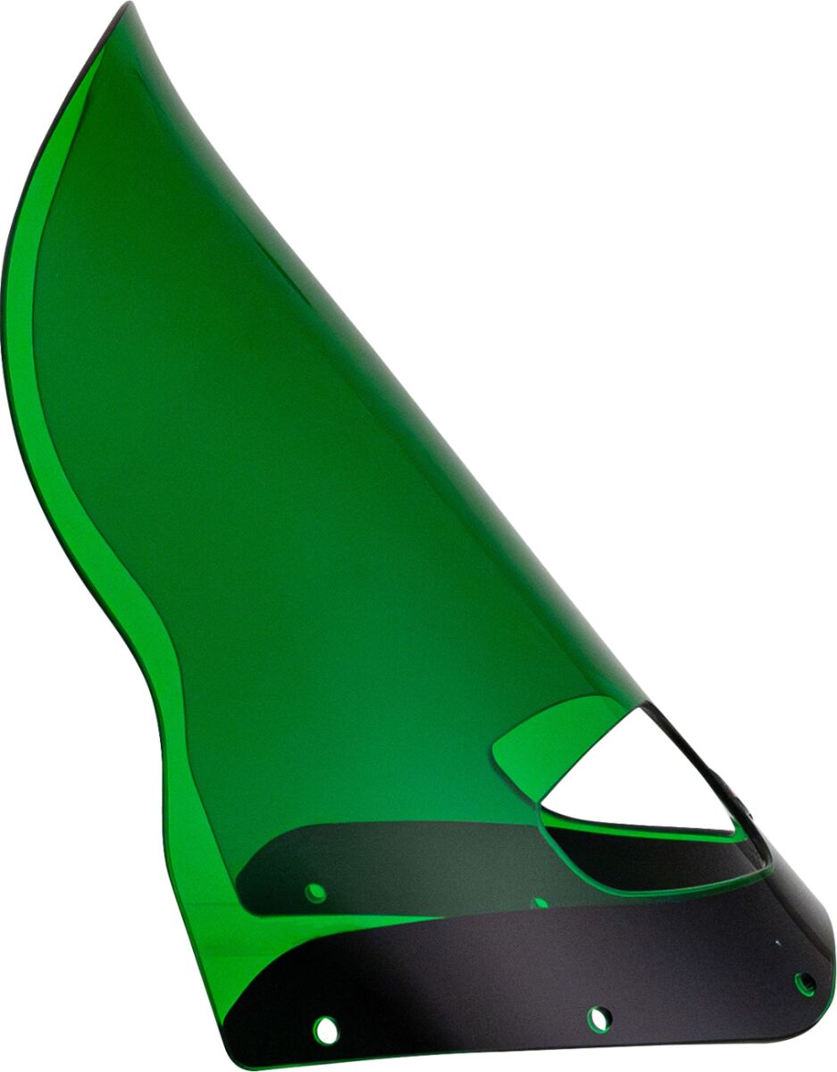 KLOCK WERKS WINDSHIELD ROAD WARRIOR FAIRING - 15" - - GREEN KWW-06-0622