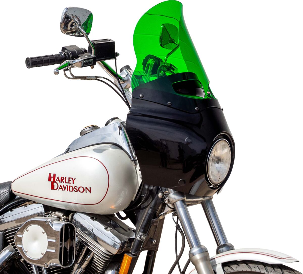 KLOCK WERKS WINDSHIELD ROAD WARRIOR FAIRING - 15" - - GREEN KWW-06-0622