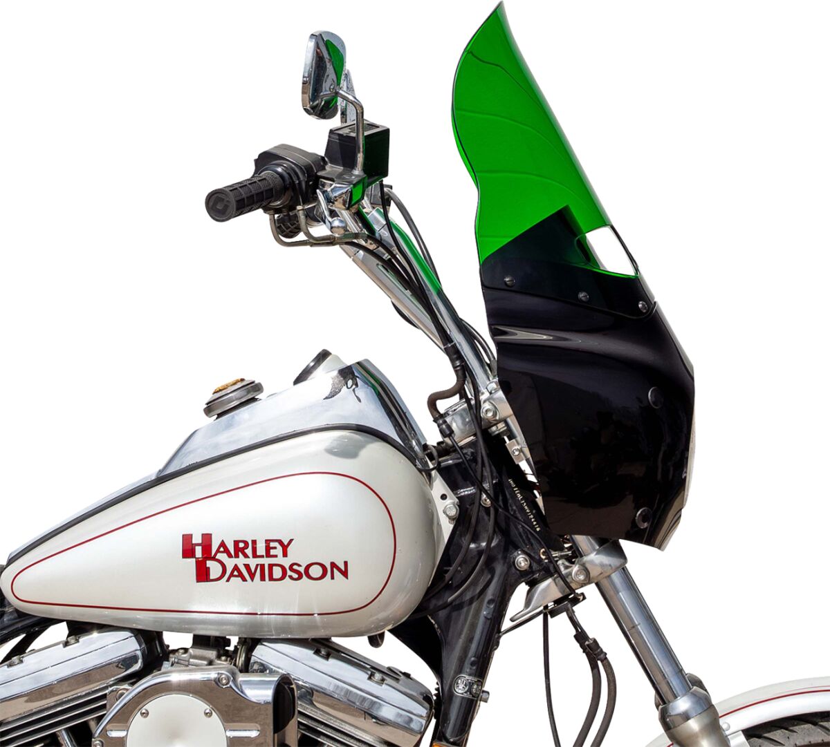 KLOCK WERKS WINDSHIELD ROAD WARRIOR FAIRING - 15" - - GREEN KWW-06-0622