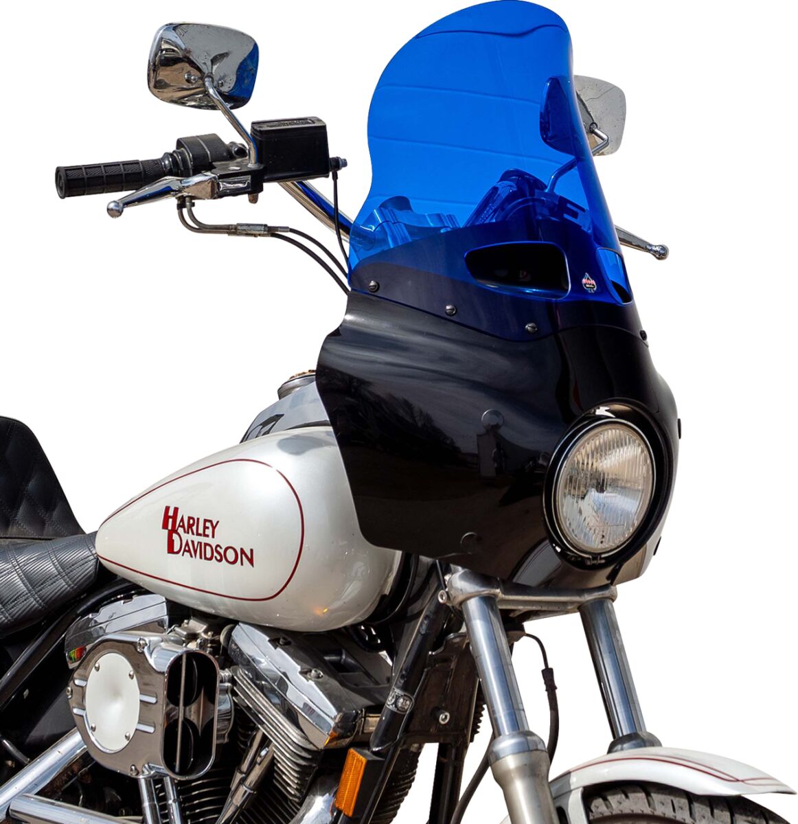 KLOCK WERKS WINDSHIELD ROAD WARRIOR FAIRING - 15" - - BLUE KWW-06-0623