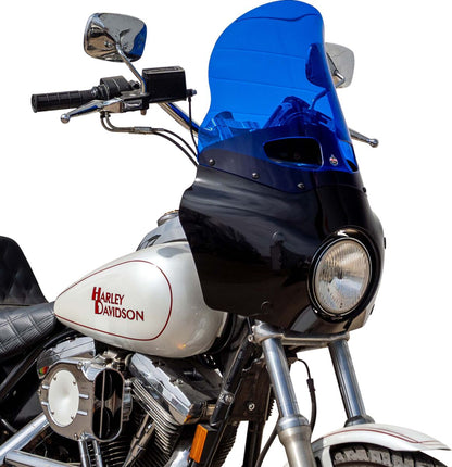 KLOCK WERKS WINDSHIELD ROAD WARRIOR FAIRING - 15" - - BLUE KWW-06-0623