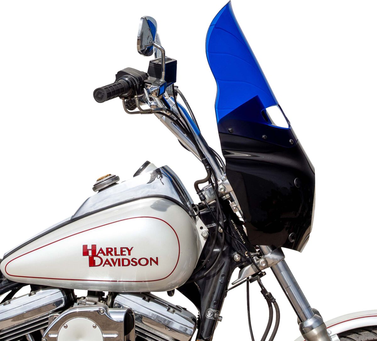 KLOCK WERKS WINDSHIELD ROAD WARRIOR FAIRING - 15" - - BLUE KWW-06-0623