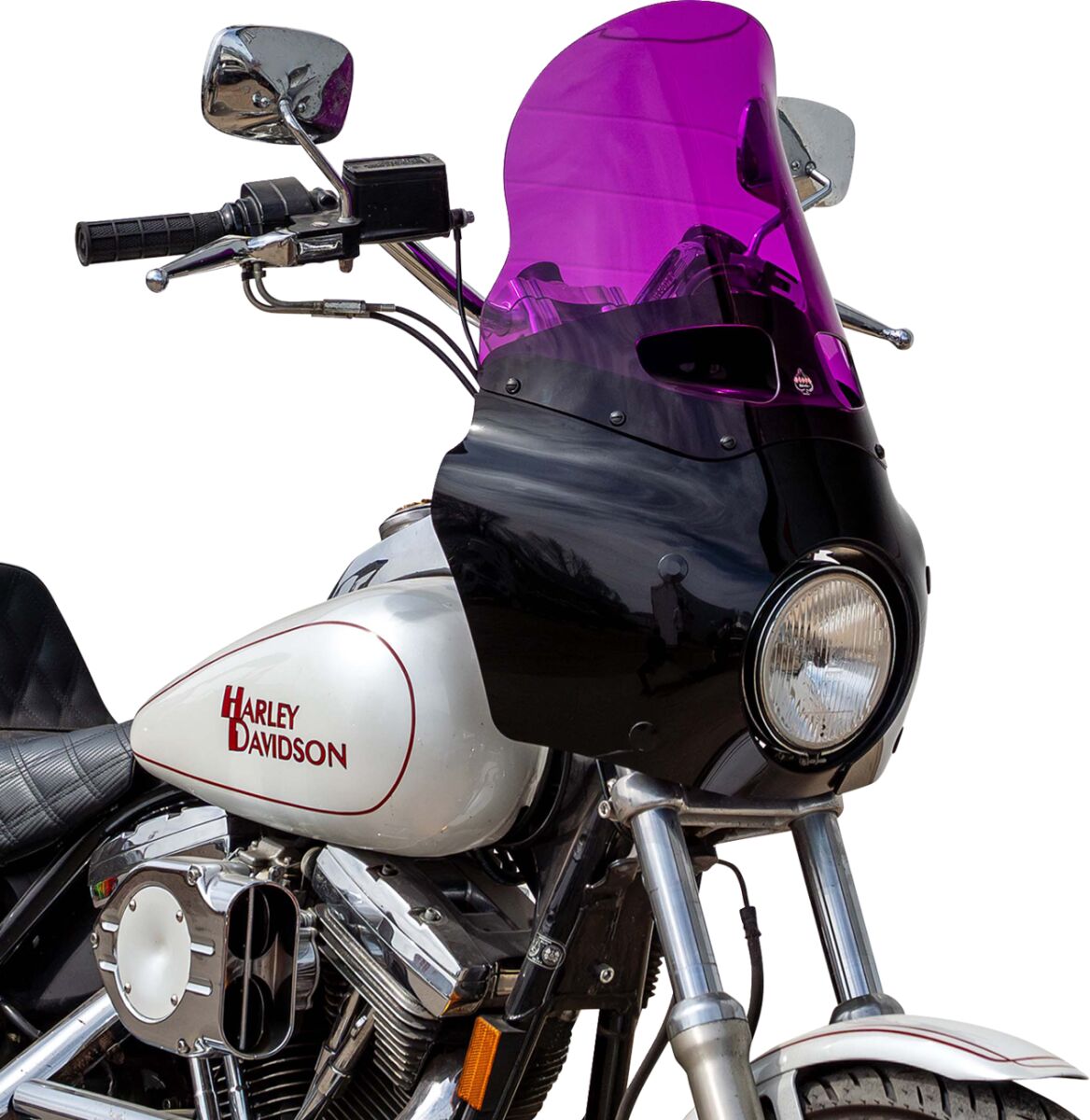 KLOCK WERKS WINDSHIELD ROAD WARRIOR FAIRING - 15" - - PURPLE KWW-06-0624