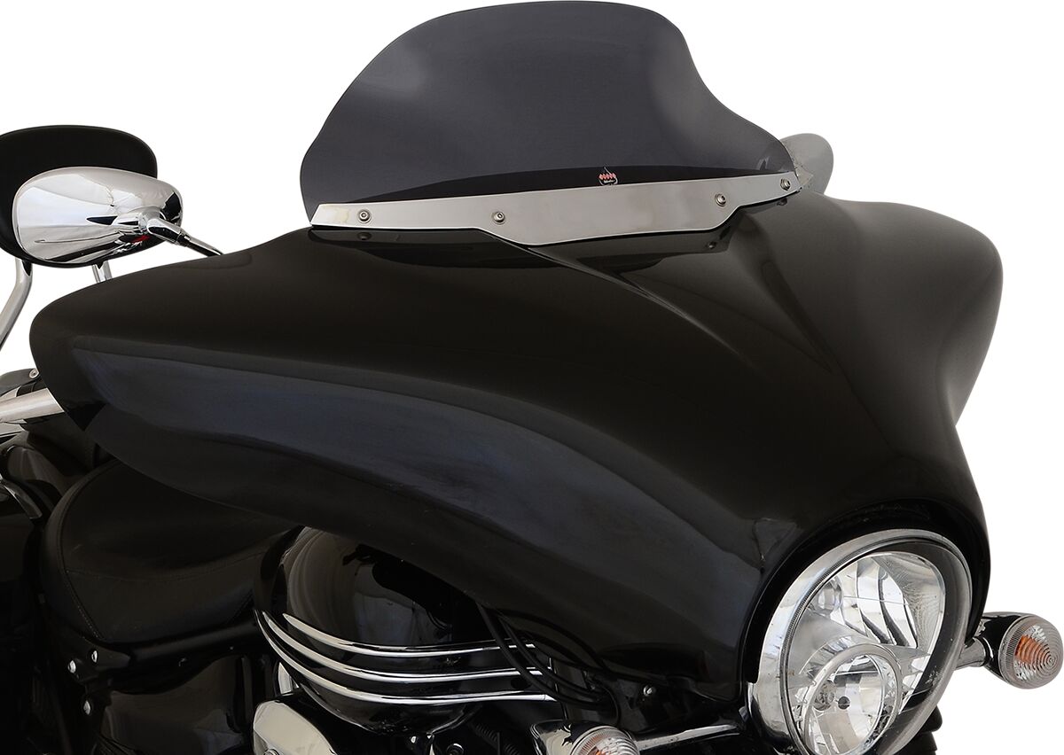 KLOCK WERKS FLARE WINDSHIELD 8.5" DARK SMOKE STRATOLINER KWW-06-0255