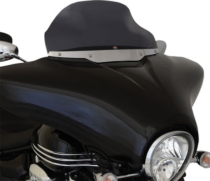 KLOCK WERKS FLARE WINDSHIELD 10" DARK SMOKE STRATOLINER KWW-06-0257