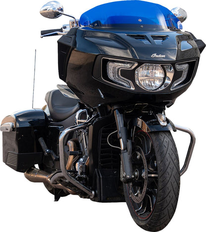 KLOCK WERKS WINDSHIELD FLARE INDIAN 8" BLUE KWW-04-0623