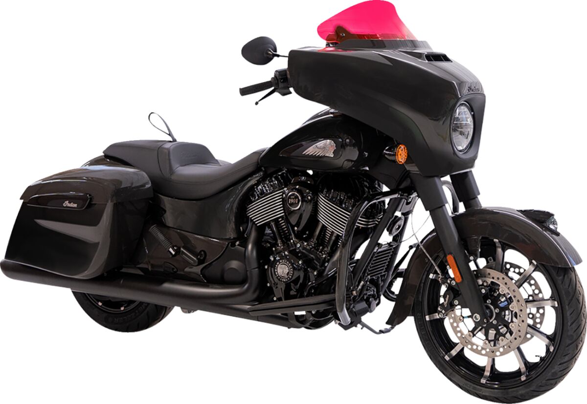 KLOCK WERKS Kolor Flare™ Windshield - 10" - Pink Ice KWW-04-0631