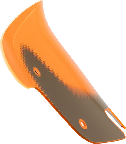 KLOCK WERKS WINDSHIELD FLARE 10" KOLOR ORANGE ICE KWW-04-0632