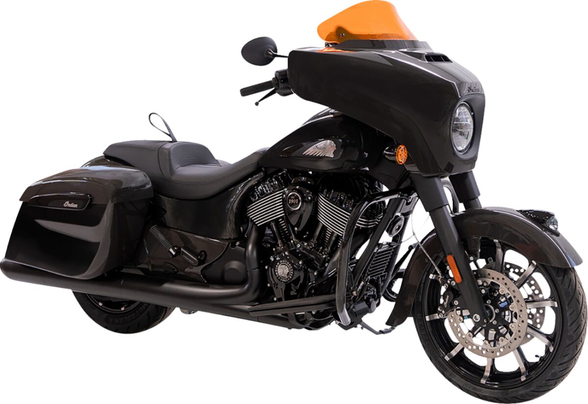 KLOCK WERKS WINDSHIELD FLARE 10" KOLOR ORANGE ICE KWW-04-0632