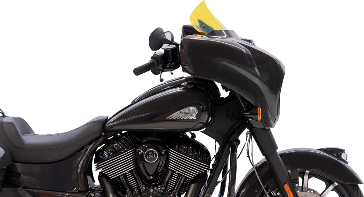 KLOCK WERKS WINDSHIELD FLARE 10" KOLOR YELLOW ICE KWW-04-0633